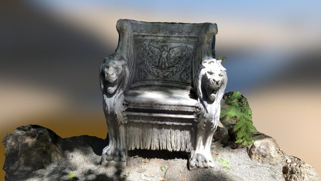 Huntington Library - Lion's Chair