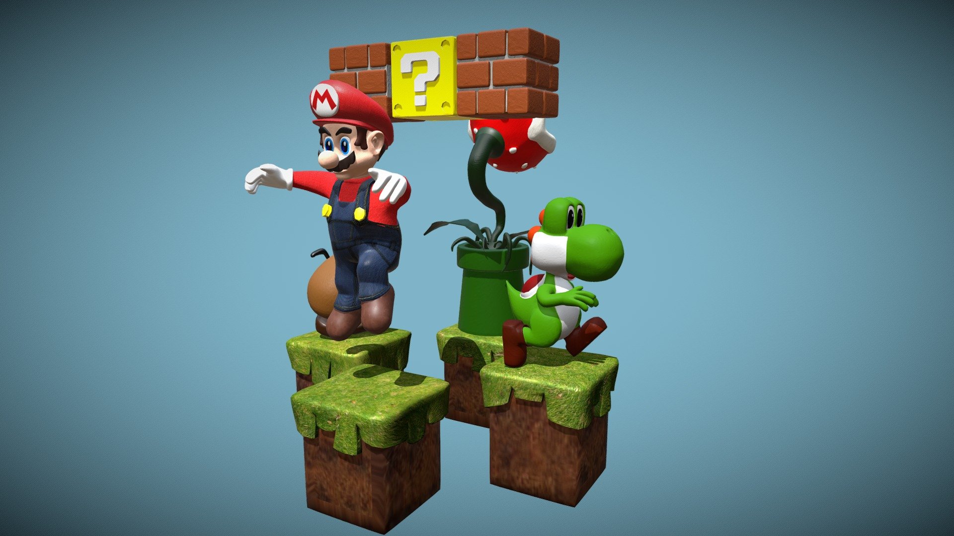 Super Mario 3D Animation - ArtStation