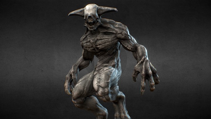 Demon Creature v2 3D Model