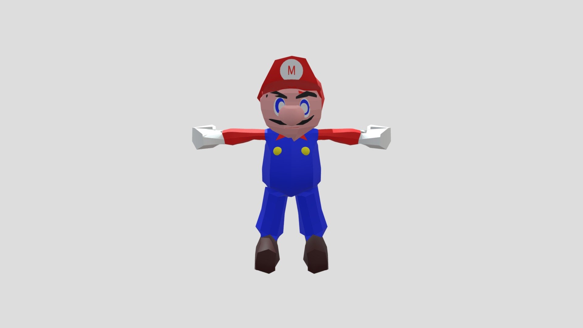 Mario UV - 3D model by mbabb [b2c60b3] - Sketchfab