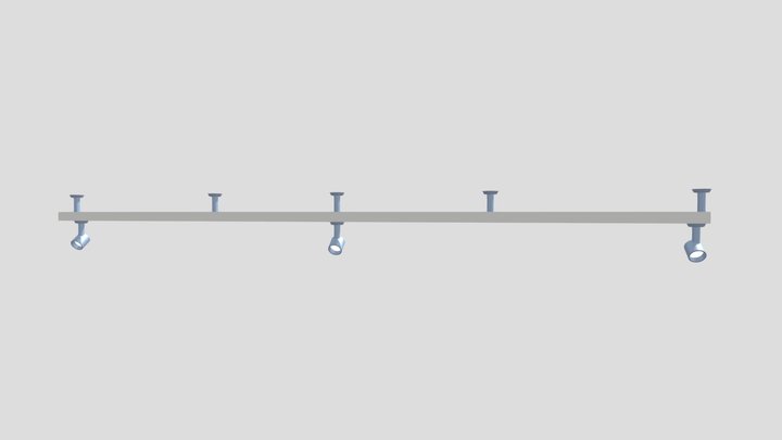 Gallery lights 3D Model