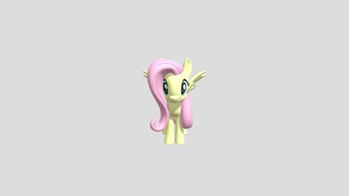 G4_fluttershy_august_2024_update 3D Model