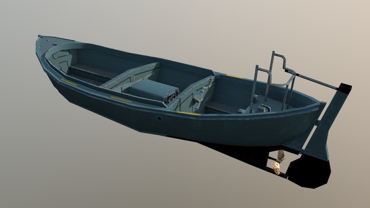 26ft Boat 3D Model