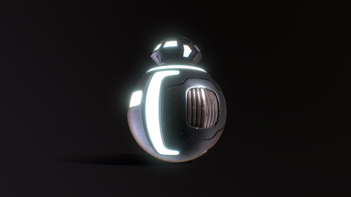 Star Wars inspired Droid 3D Model