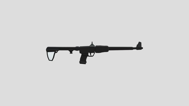 Blender gun model file 3D Model