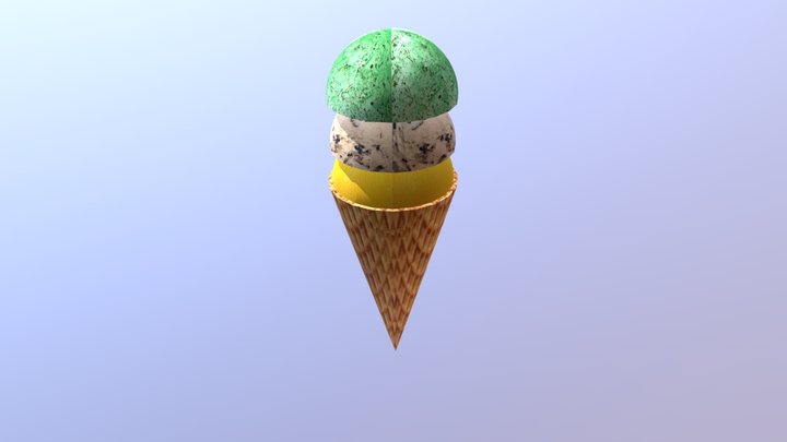 Ice Cream Cone 2019 3D Model