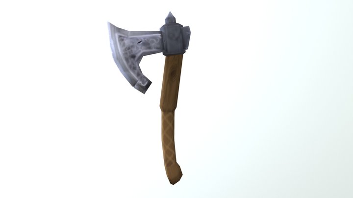 Texturing Painting An Ax 3D Model