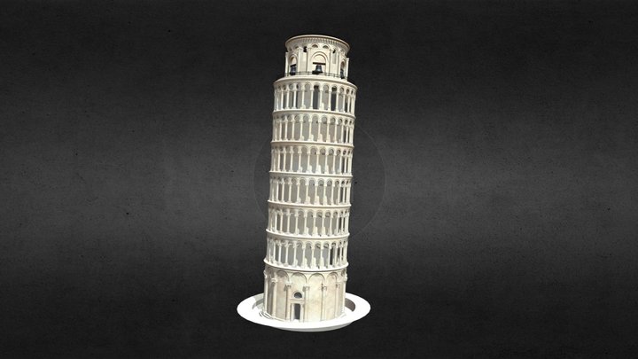 Leaning Tower Of Pisa 3D Model