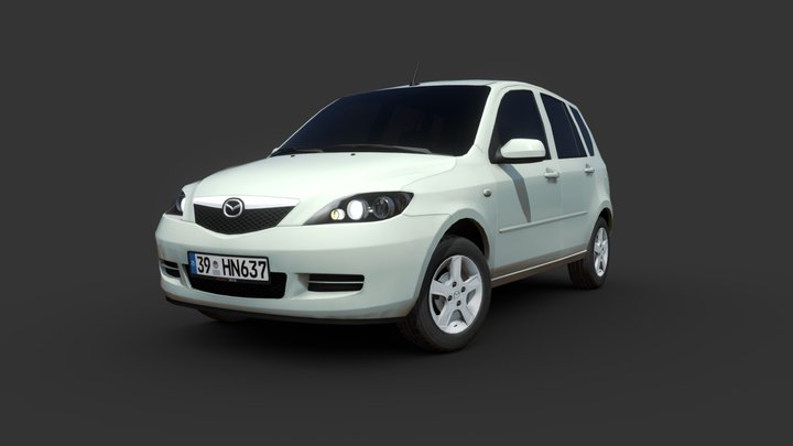 2004 Mazda 2 / Demio 3D Model