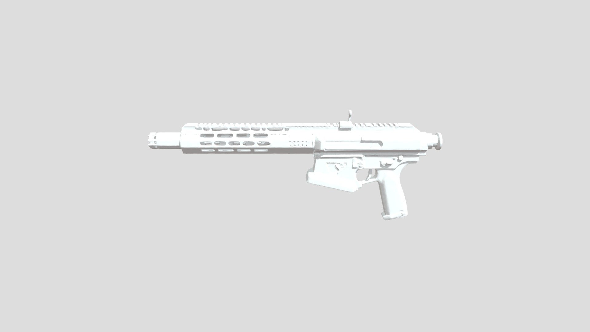 Gray Rifle Model - Download Free 3D model by camewitdascope [b2c8fb1 ...