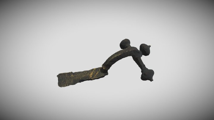 Lukovičasta fibula 3D Model