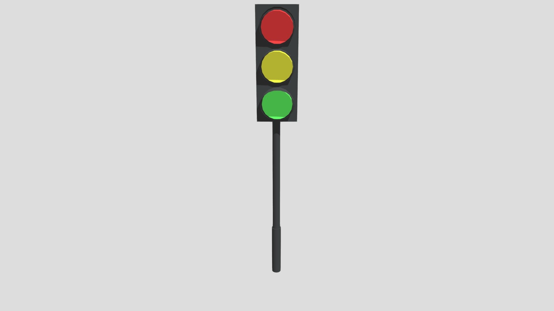 Traffic light from Poly by Google
