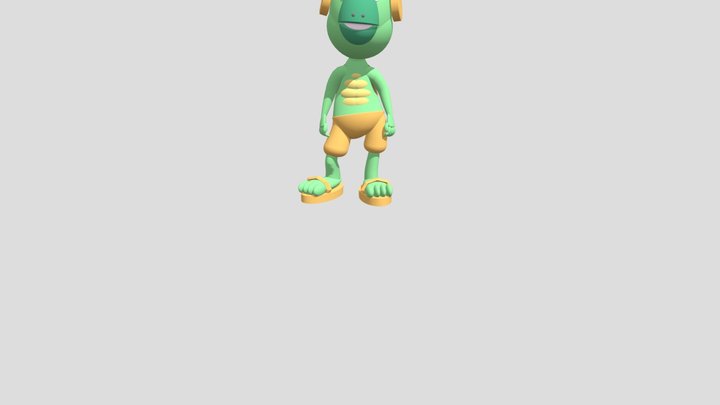 Waving Gesture 3D Model