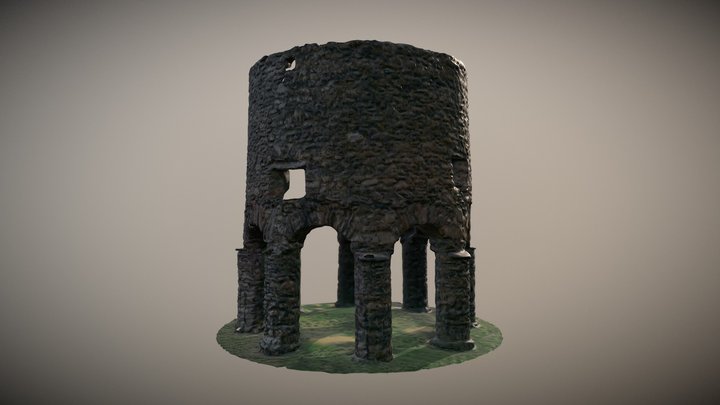 Newport Tower BLK360 Mesh 3D Model
