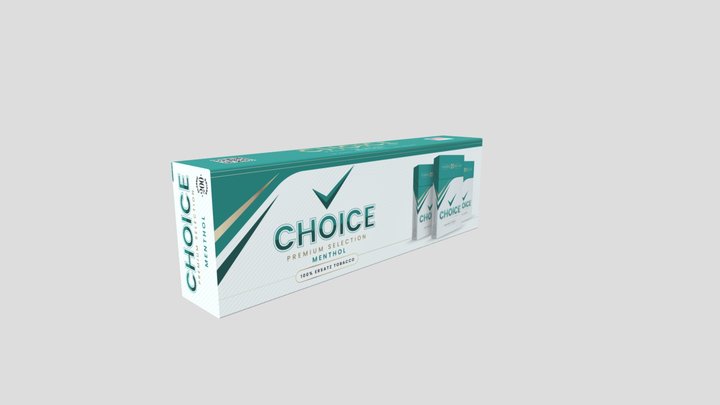 Choice-Green-Carton 3D Model