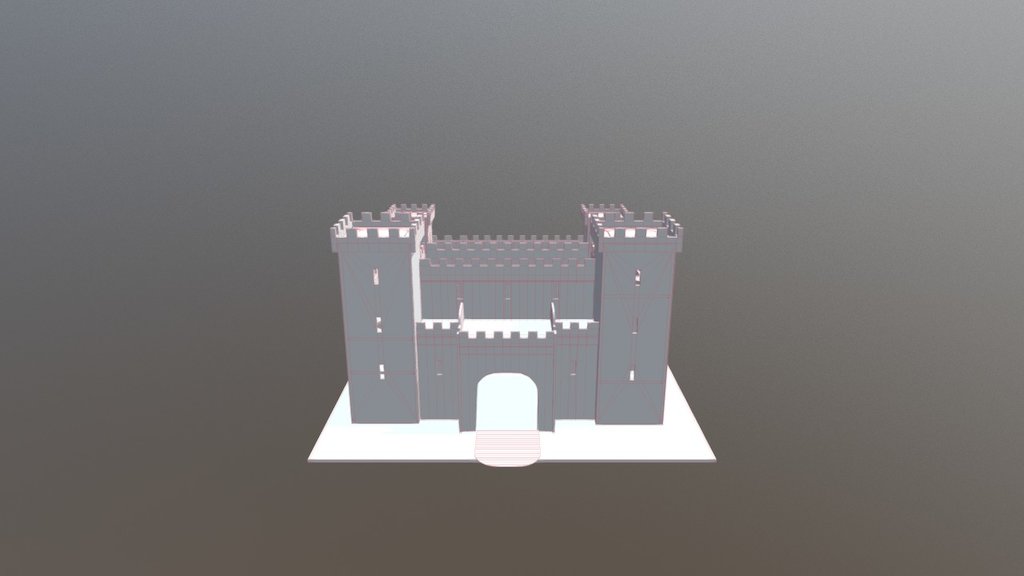 Castle Draft - 3D model by Khoe Huynh (@huynhkhoe) [b2ce335] - Sketchfab
