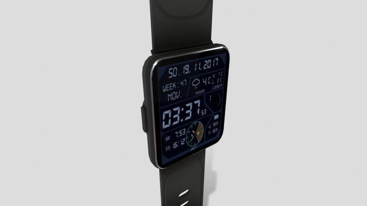 Wristwatch 3D Model