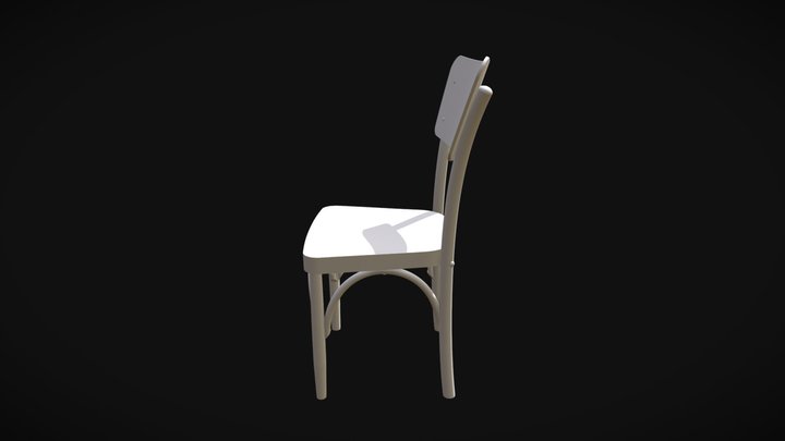 Стул СССР 3D Model