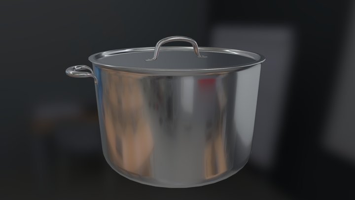 Kitchen Pot 3D Model
