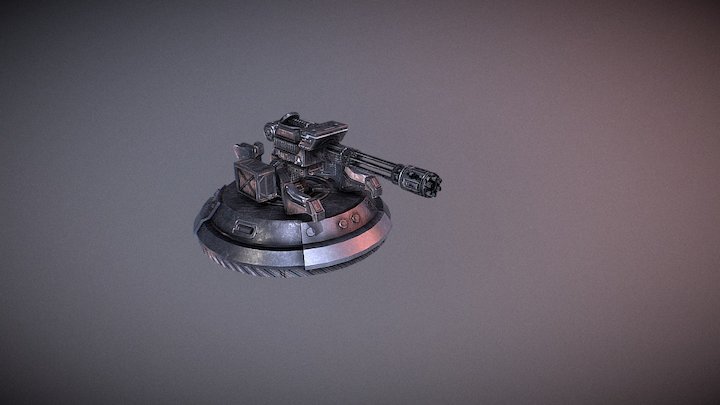 Turret Demo 3D Model