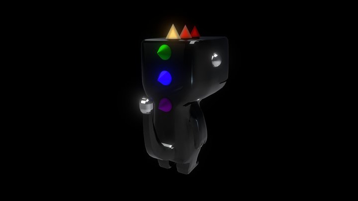 Dyno rainbow 3D Model