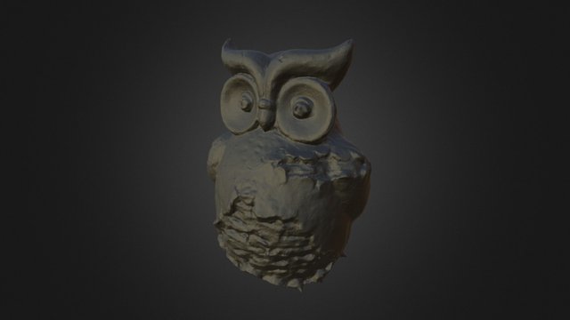 owl statuette 3D Model