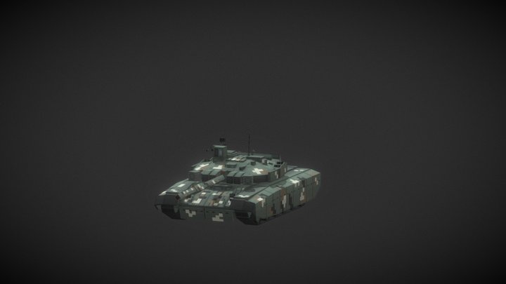 T 80 oplot 3D Model