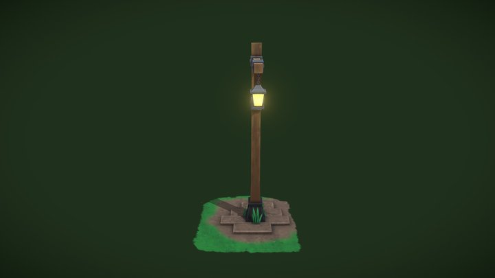 Lamp Post 3D Model