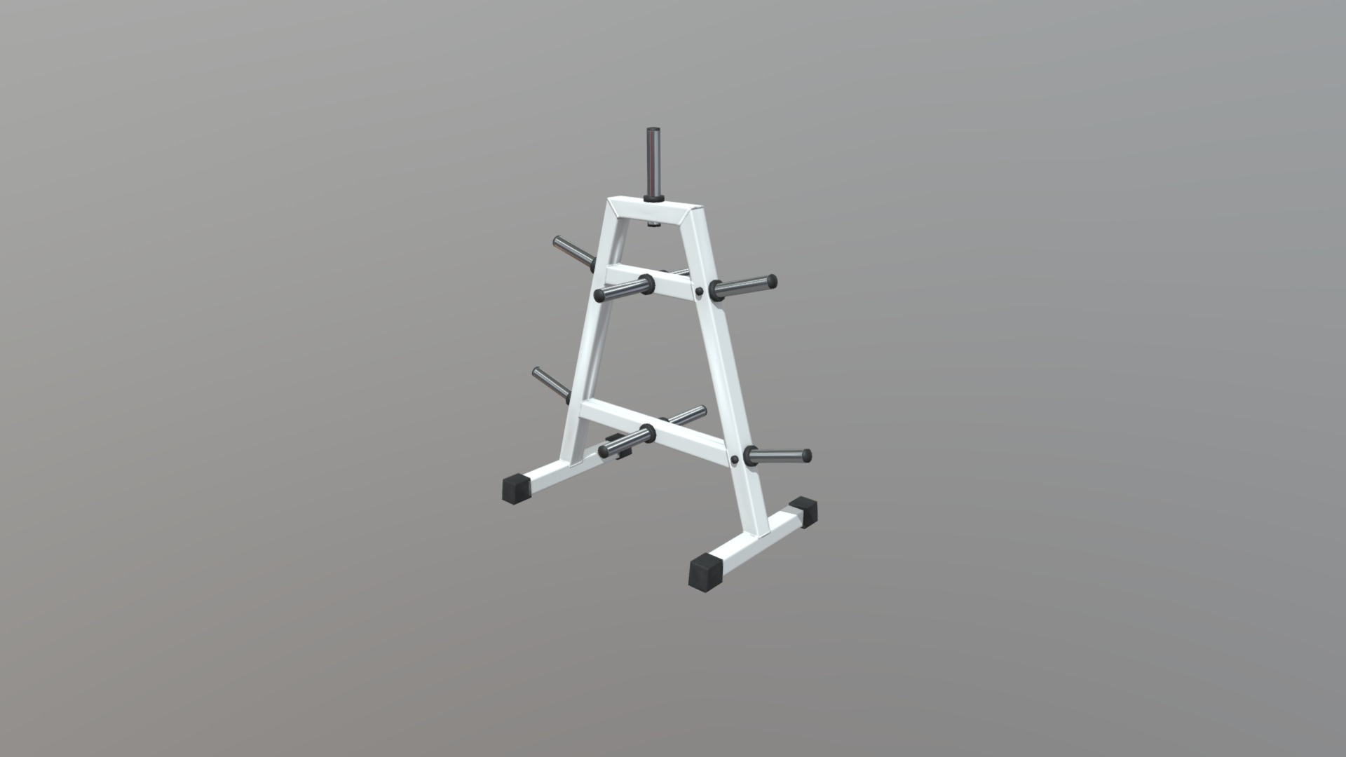 3D model Rack For Disks - This is a 3D model of the Rack For Disks. The 3D model is about a white drone flying.