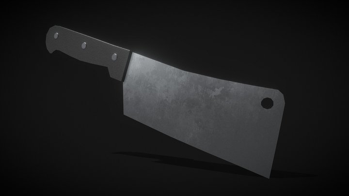 Knife Low Poly 3D Model