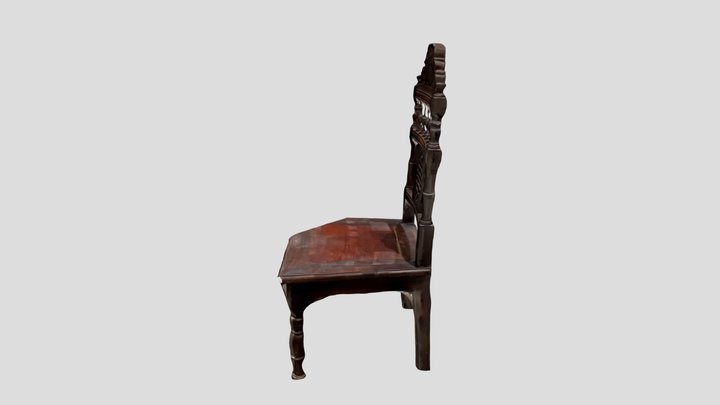 Ghe con doi 3D Model
