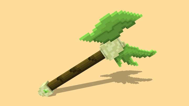 Minecraft 3D Axe 3D Model