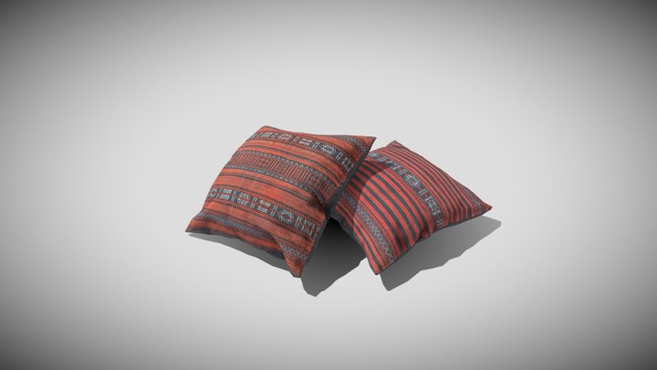 Bedouin Pillows 3D Model