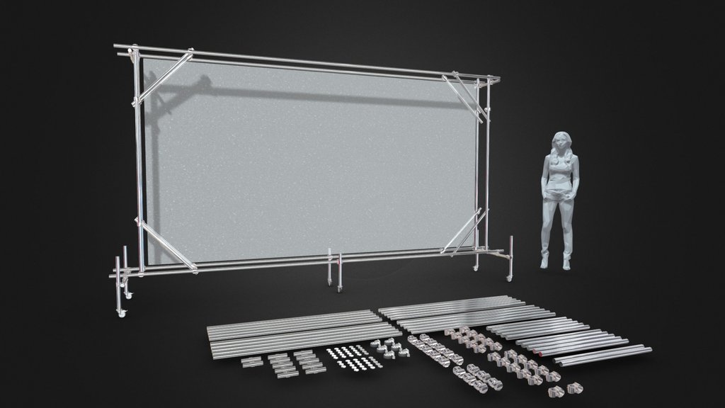 Frame1  446x86x256cm(Hight)