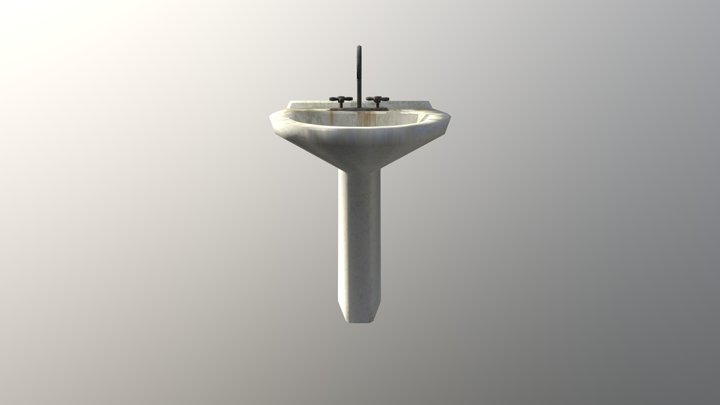 Source Bathroom Sink 3D Model
