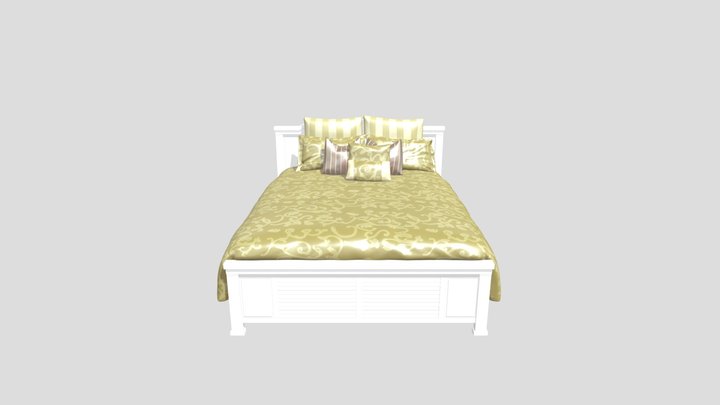 Luxury_ Bed 3D Model