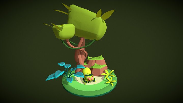 Stranded Island - Spider 3D Model