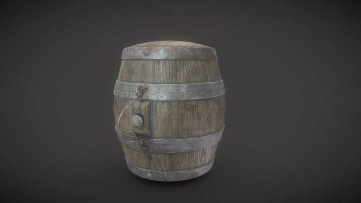 Cider Costrel 3D Model