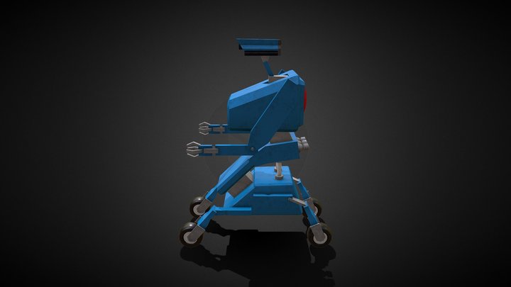 3D model robot security guard 3D Model