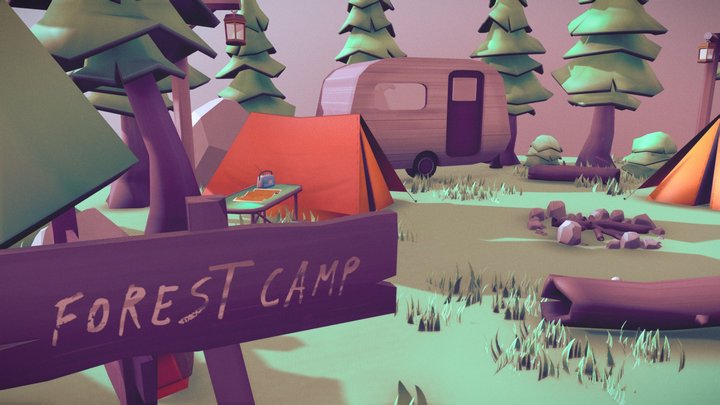 Camping 3D Model