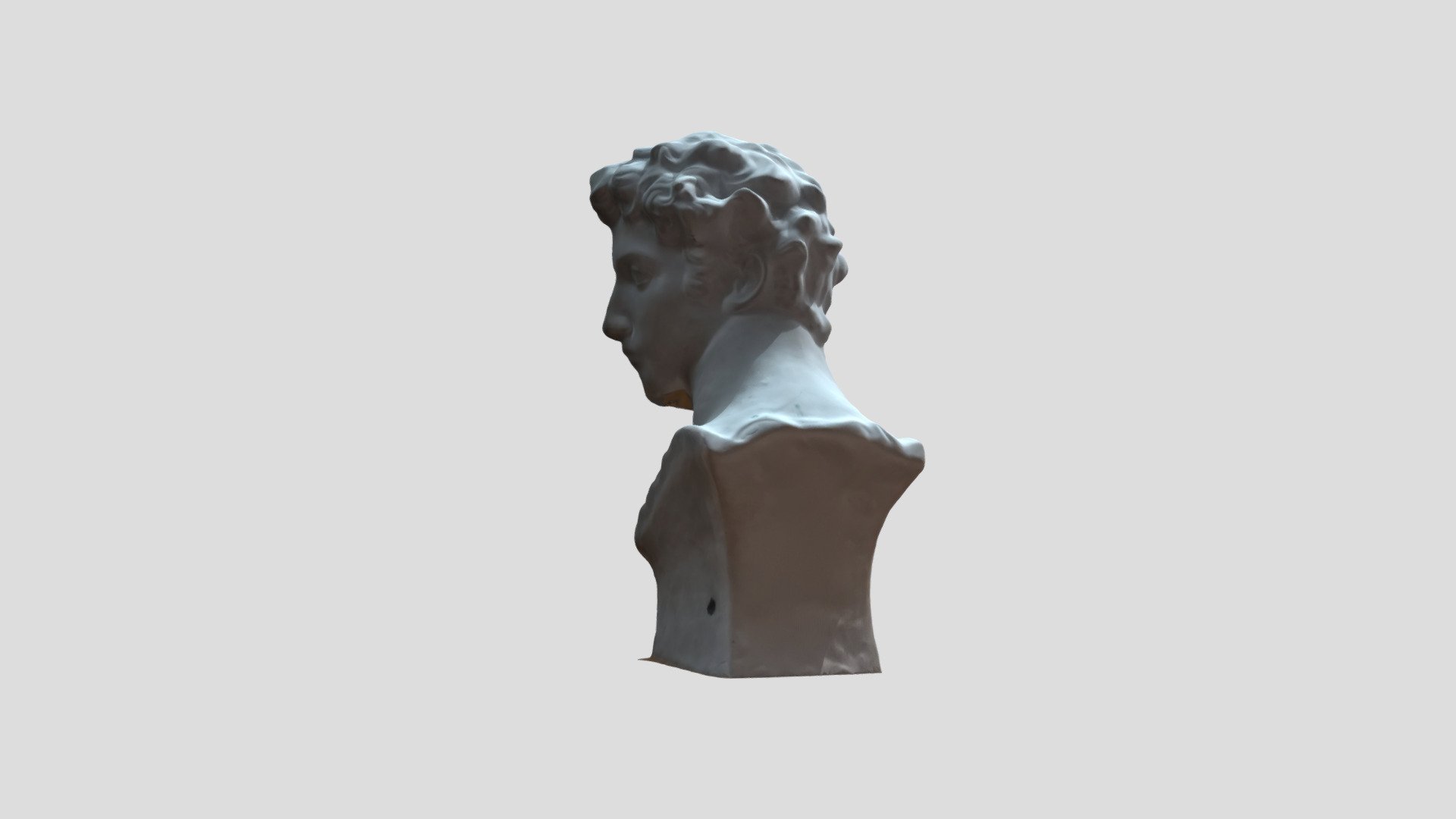 Busto blanco — Sketchfab embed 3D viewer