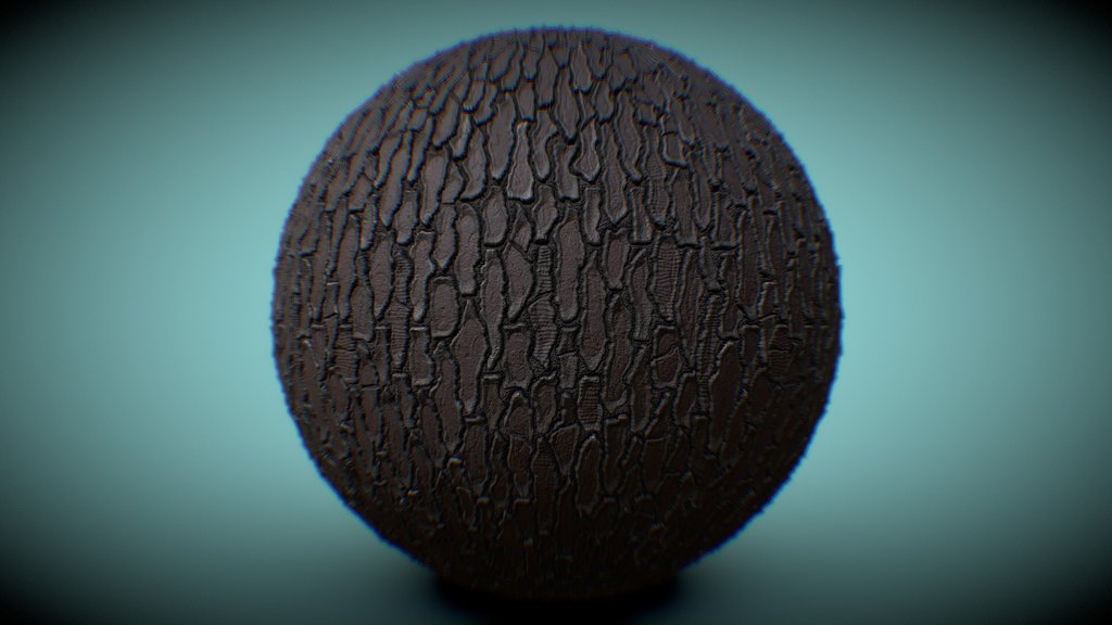 Dark Pine Bark | Tile Texture