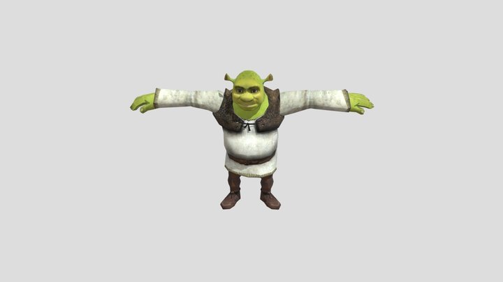 Wave Hip Hop Dance Shrek 3D Model