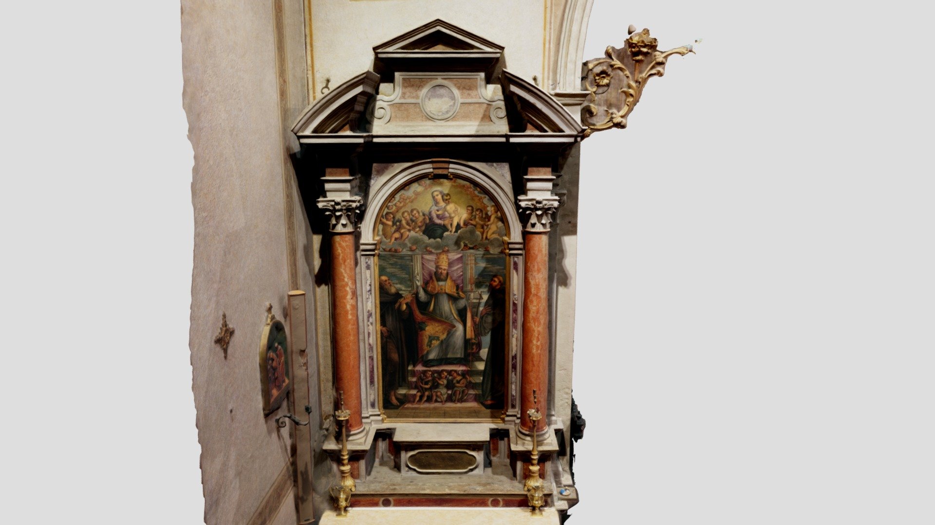 Altar of Saint Urban, XVII century. — Sketchfab embed 3D viewer