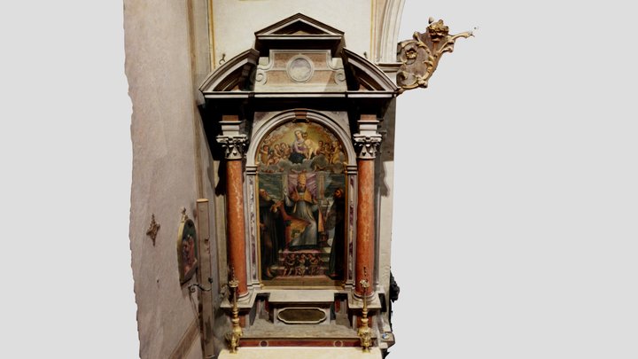Altar of Saint Urban, XVII century. 3D Model
