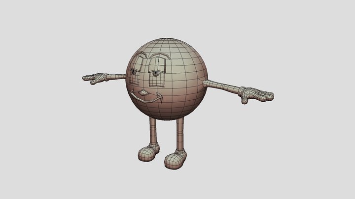 T-Pose_Character01 3D Model