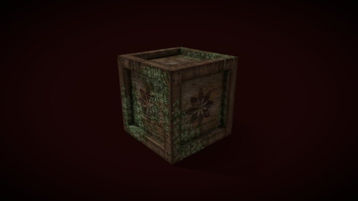 Last of Us inspired crate 3D Model