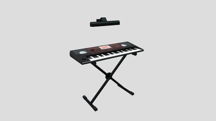 Professional Arrangers Synthesizers Keyboard 3D Model