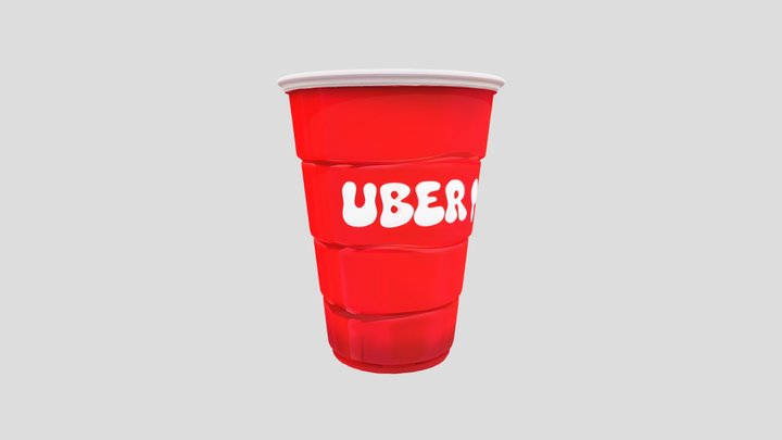 Cup with Uber logo