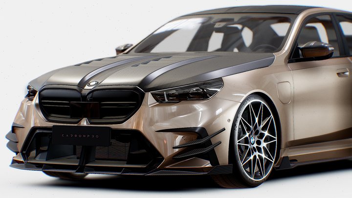 BMW M5 G90 2024 | www.vecarz.com – Modèle 3D gratuit STL